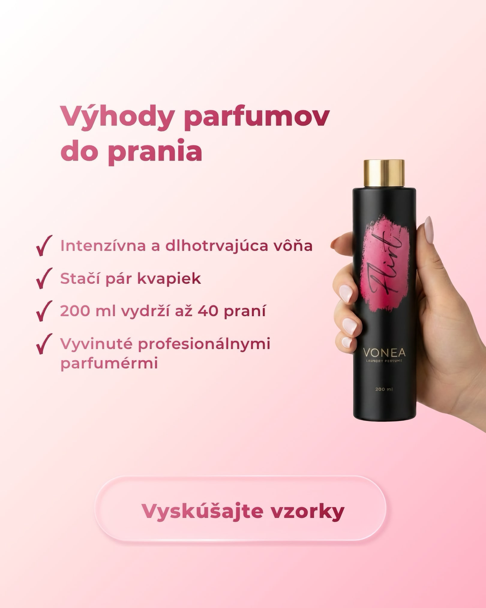 Parfum do prania VONEA FLIRT